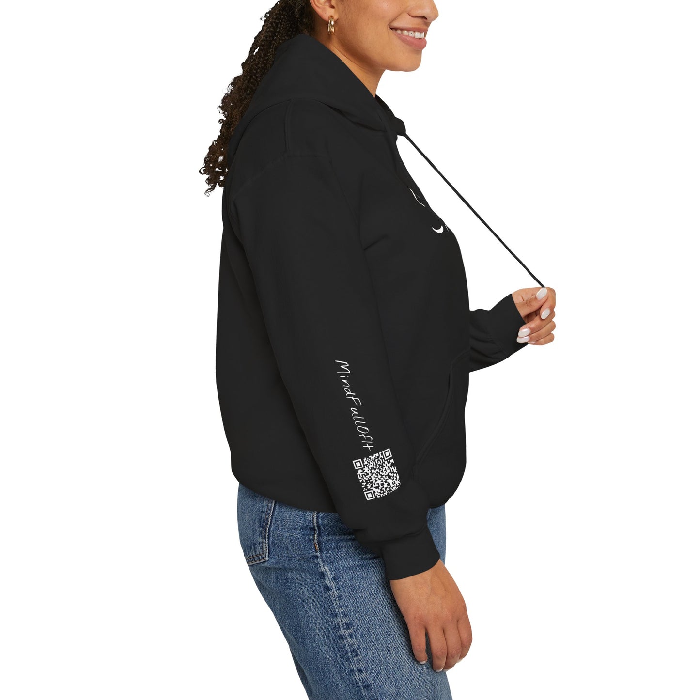 The Night Will Pass Hoodie – Mental Health Awareness Sweatshirt, Unisex Cozy Heavy Blend™, Inspirational Bird Artwork by MoI