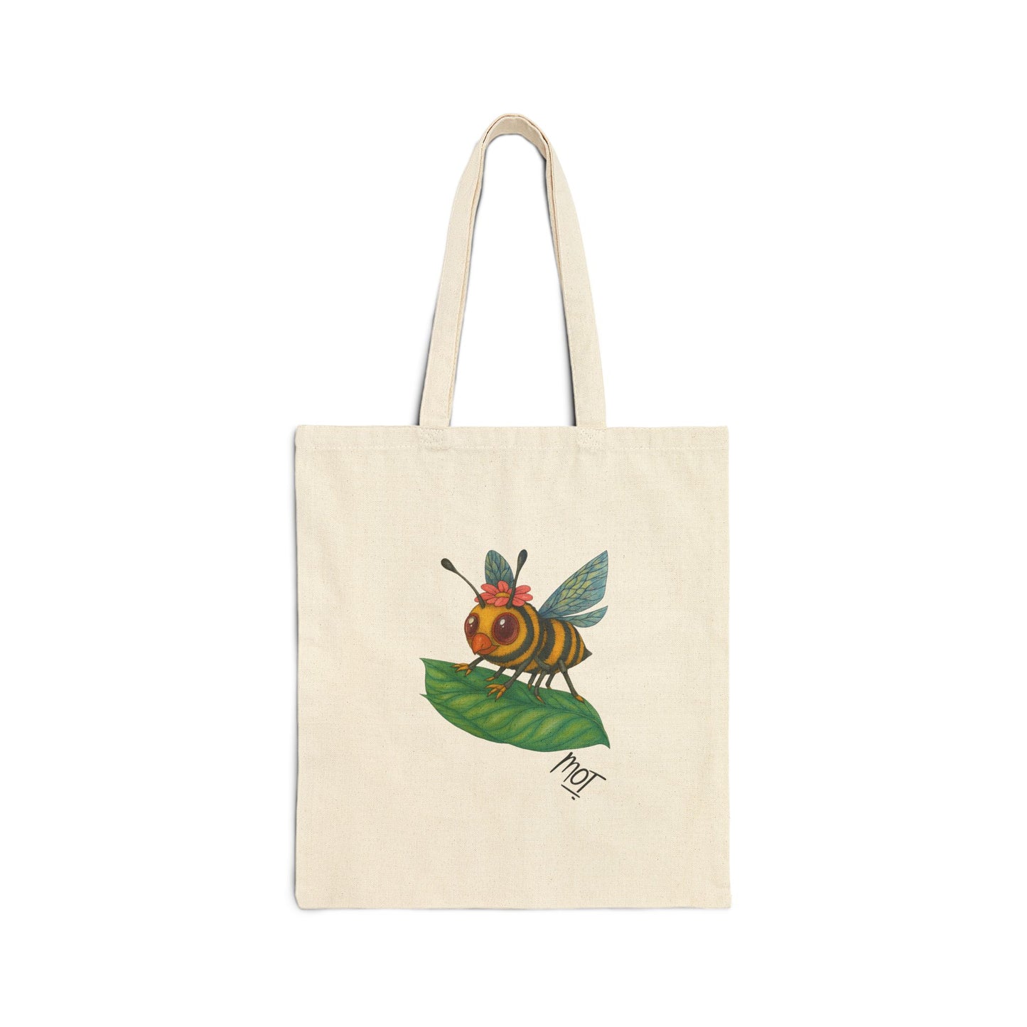🐝 Petal – The Burnout Bee Tote Bag
