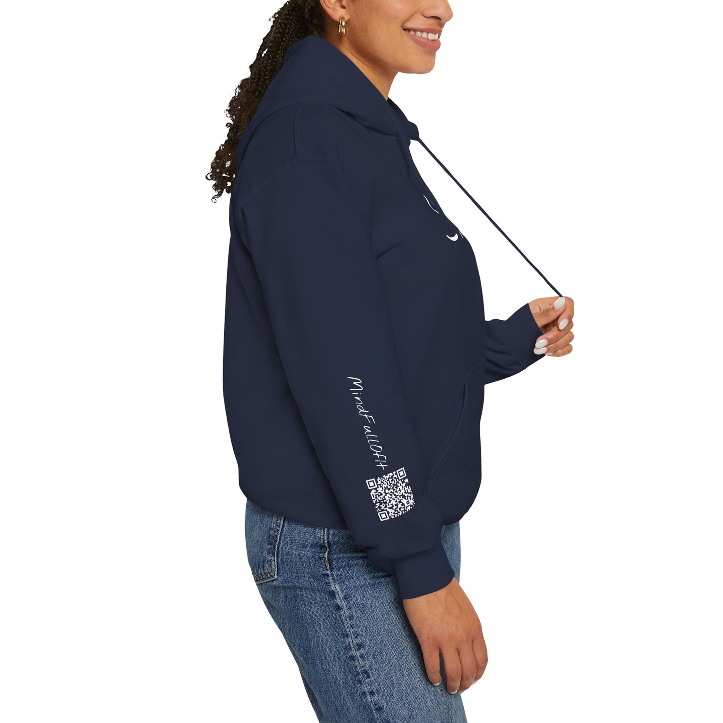 The Night Will Pass Hoodie – Mental Health Awareness Sweatshirt, Unisex Cozy Heavy Blend™, Inspirational Bird Artwork by MoI