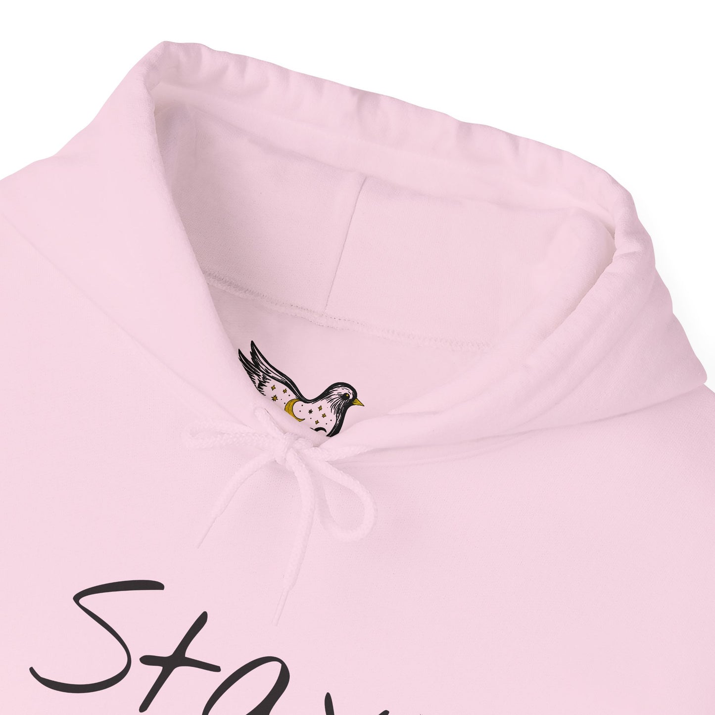 The Night Will Pass Hoodie – Mental Health Awareness Sweatshirt, Unisex Cozy Heavy Blend™, Inspirational Bird Artwork by MoI