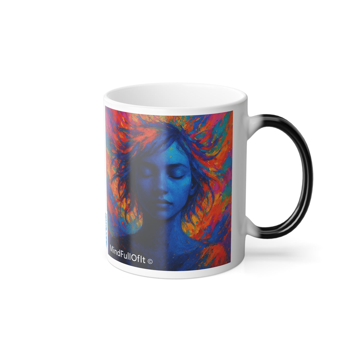 Color-Changing Mug – Built from Chaos & Caffeine | Heat Reveal Coffee Cup | MindFullOfIt® Gift Under £15